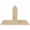 Ekena Millwork Portland Rough Sawn Timber Gable Bracket, Douglas Fir, 36"W x 24"H x 2"D x 6"F, 16/12 Pitch GBW036X24X0206POR00RDF - alternate 1